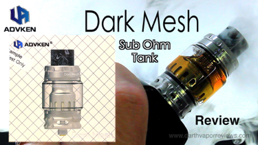 Advken Dark Mesh Sub Ohm Tank Review